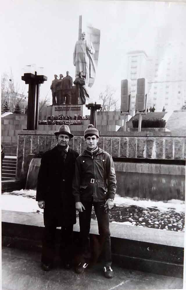 Киев, площадь Октябрьской Революции, 1982